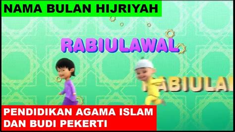 Nama Bulan Islam Hijriyah YouTube