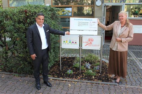 Frankfurter Volksbank Spendet 5000€ Hilfe Für Krebskranke Kinder