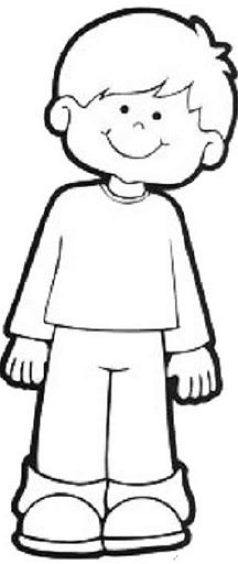 Little Boy Clipart Outline And Other Clipart Images On Cliparts Pub
