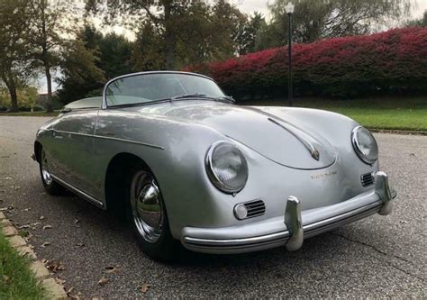 1958 Silver Metallic Porsche 356a Porsche Speedster Values