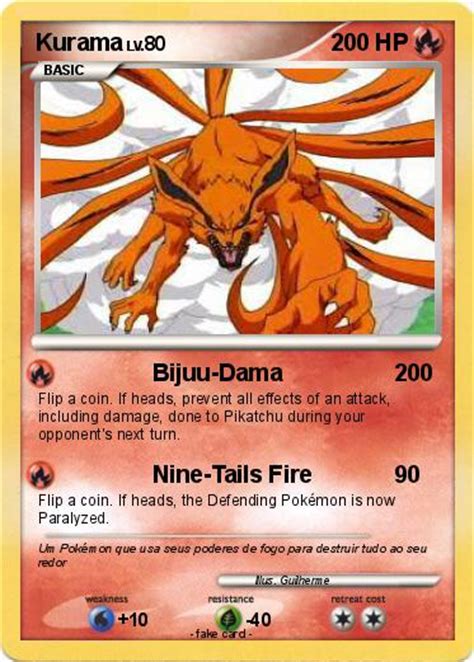 Pokémon Kurama 23 23 Bijuu Dama My Pokemon Card