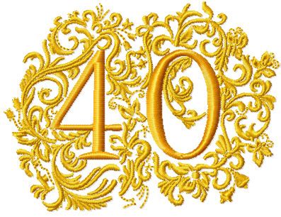 Are you searching for 40th anniversary png images or vector? 40th Anniversary