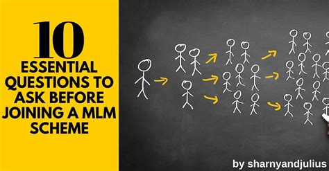 10 Essential Questions To Ask Before Joining A Mlm Scheme Sharny And