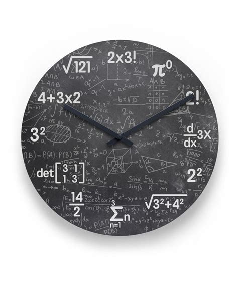 Mathematics Clock Wall Diy Clock Math Clock Clock