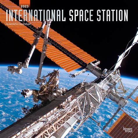 International Space Station 2023 Square Wall Calendar Browntrout