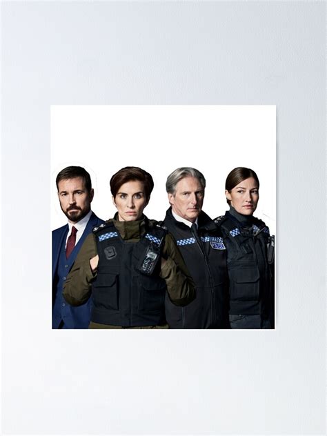 Ac 12 Bbc Line Of Duty Poster For Sale By Hypocratees Redbubble