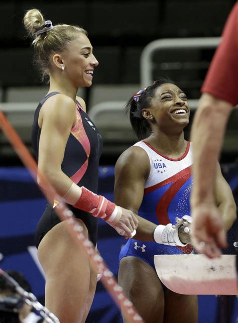 At Us Gymnastics Trials Its A Fight For One Spot In Rio Olympics
