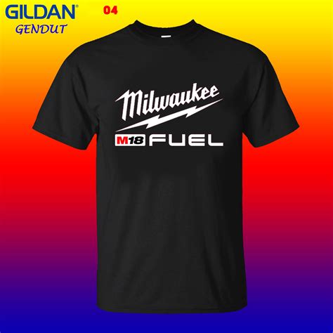 New Milwaukee M18 Fuel Logo T Shirt Tee Power Tool Mens Cloting Sz S