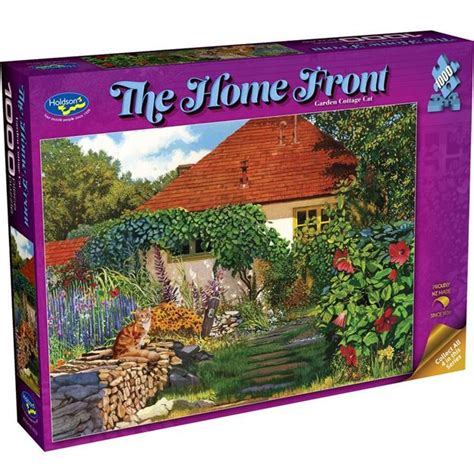 Holdson Bargain Puzzle The Home Front 1000pc Garden Cottage