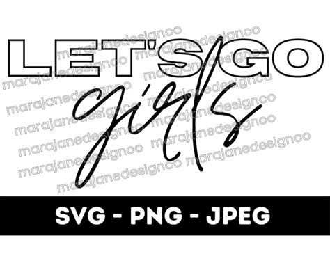Lets Go Girls Svg Shania Twain Country Lyrics Svg Files Etsy Singapore