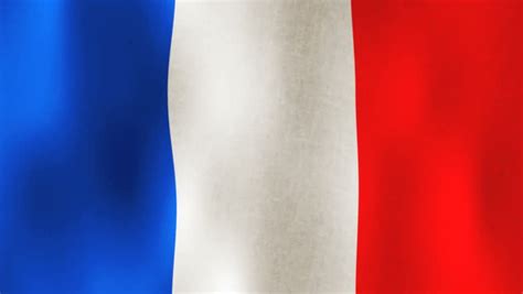 The french flag has three vertical bands starting with blue on the hoist side followed by white and red. Seamless Looping High Definition Video Closeup Of The French Flag With Accurate Design And ...