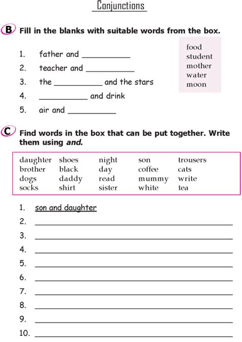 Printable Grammar Worksheet Grade 5