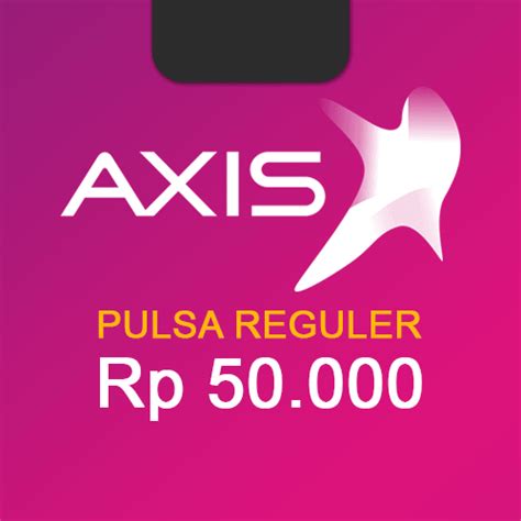Pernah pakai pulsa darurat xl atau pulsa darurat axis? Pulsa AXIS - Axis 50rb