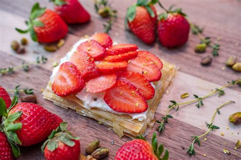 Both sweet and savory dishes.delicious and easy. Strawberry Tart Phyllo Dough Desserts - Couple in the Kitchen