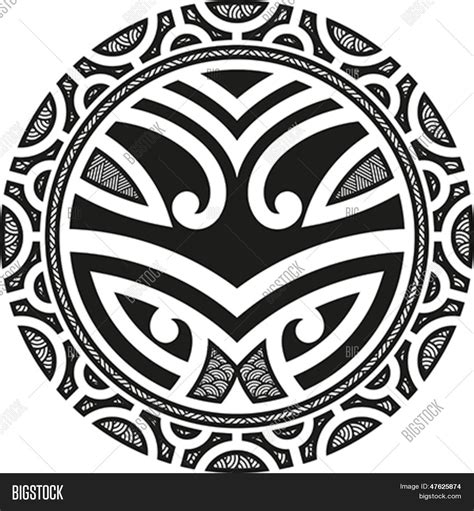 Traditional Maori Vector And Photo Free Trial Bigstock