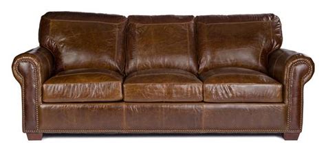 Usa Premium Leather 4955 Stationary Leather Sofa Wilsons Furniture