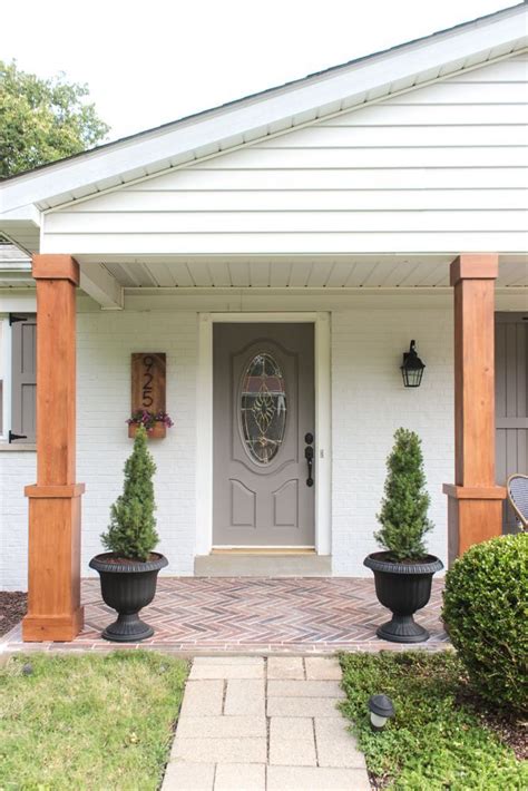 Front Porch Makeover With Behr Paint Craftsman Style Porch Porch