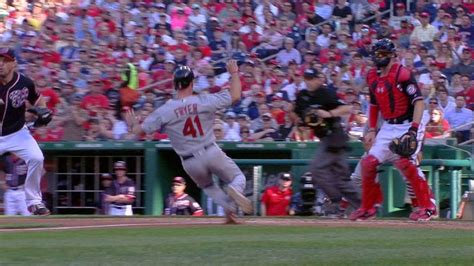 STL@WSH: Carpenter plates run with foul sacrifice fly ...