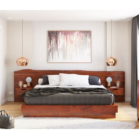 96 Solid Wood King Size Headboard With Storage