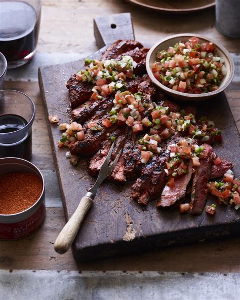 Instant pot mashed cauliflower with garlic and chives is the perfect low carb alternative to mashed potatoes, and made in a fraction of the time, thanks cauliflower is cooked in the instant pot until soft and then mashed with butter and sour cream. Grilled Flank Steak with Poblano Pico - What's Gaby Cooking