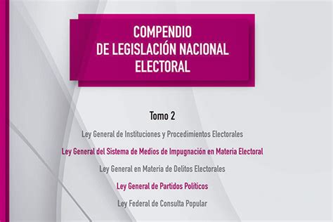 Normaine Compendio Normativo Instituto Nacional Electoral