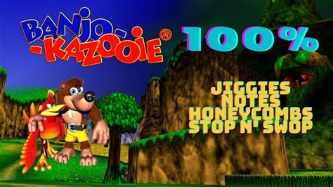 Banjo Kazooie Xbox 100 Longplay All Jiggies Notes Honeycombs And