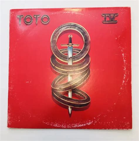 Toto Iv Lp Vinyl 1982 Columbia Records Fc 37728 Rosanna And Africa
