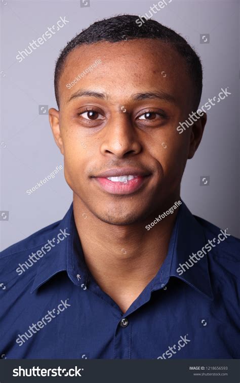 Portrait Beautiful Black Man Stock Photo 1218656593 Shutterstock