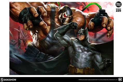 Dc Comics Batman Vs Bane Premium Art Print By Sideshow