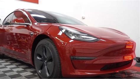 If you're like me, you may have been unreasonably excited to see that tesla was flaunting its new model 3 in a bright shade of red when it invited journalists out to see it's gigafactory earlier this week. Tesla Model 3 Gets Paint Correction, Wrap, Tints & More ...