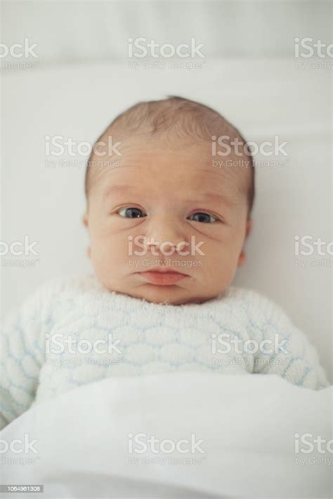 Newborn Baby Boy In Hospital Bassinet Stock Photo Download Image Now