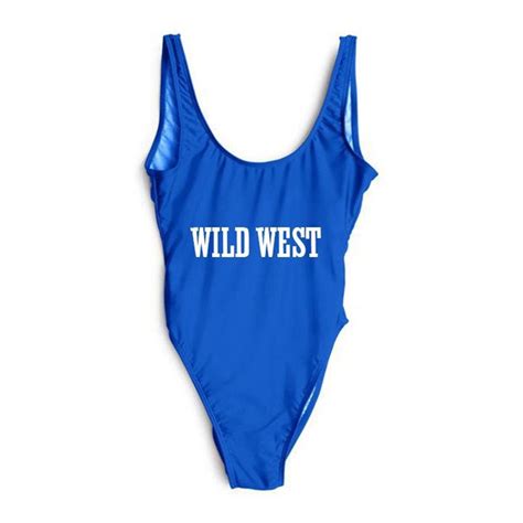 Wild West Funny One Piece Swimsuit 2017 Sexy Swimwear Women Bathing
