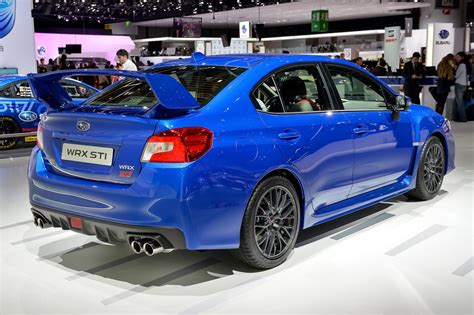 2015 subaru wrx sti vs. 2014 Geneva Motor Show-2015 Subaru WRX STI-rear