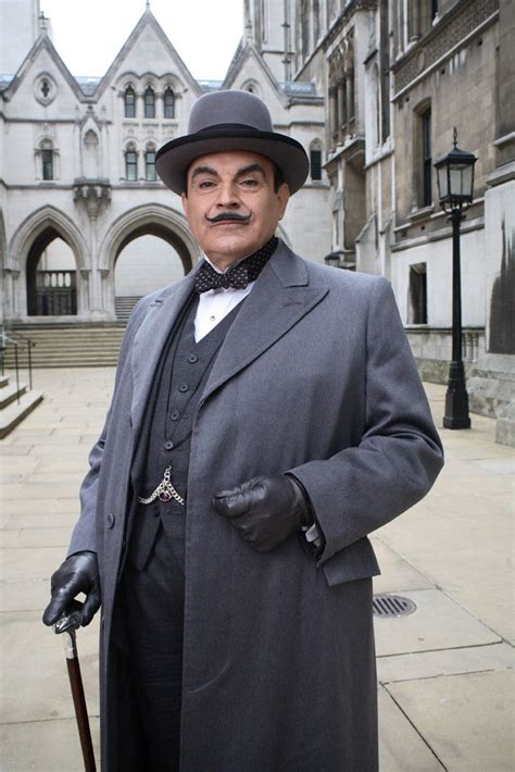 Hercule poirot is a famous fictional character created by agatha christie. David Suchet as Hercule Poirot | Movie and T.V. Costumes ...
