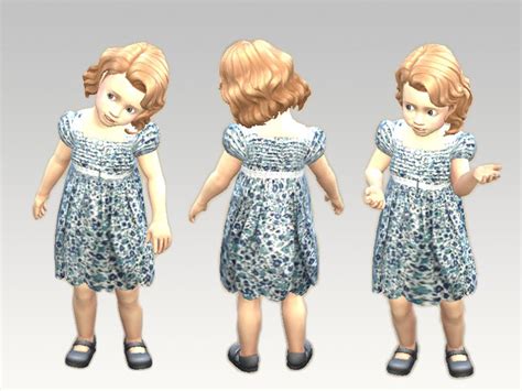 Toddler Floral Summer Dress The Sims 4 Catalog