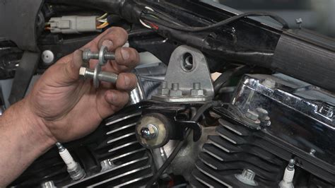 Is there a tourque spec on replacement of the mount? Removal of Harley Engine Mount | Fix My Hog