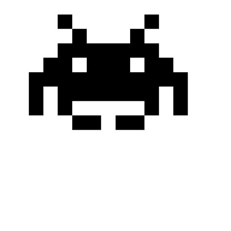 Alien Pixel Art Easy