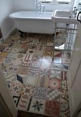 Vintage Bathroom Floor Tile Photos