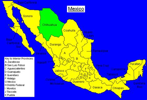 Ciudad Juarez Map Of Mexico