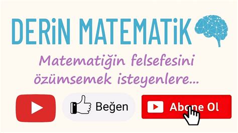 Derin Matematik Kanal Ntrosu Youtube