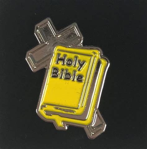 Yellow Bible Pin 2 Second Grade Master Clubs