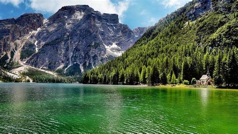 By Elvin Siew Chun Wai Green Mountains Lake Italy Nature Landscape