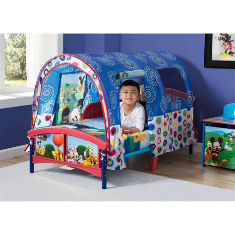 Do you assume mickey toddler bed set appears great? Disney Mickey Mouse Plastic Toddler Bed with Tent by Delta ...