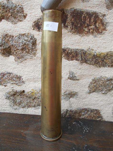 Vintage Historic Ww2 Brass Artillery Shell No51