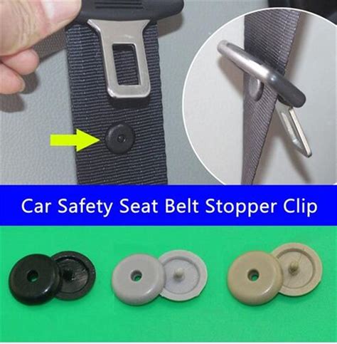 50pcs universal car seat belt stopper buckle button fastener safety belt clips ebay
