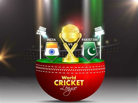 Creative Poster Or Banner Design Illustration Of Cricket Pitch And