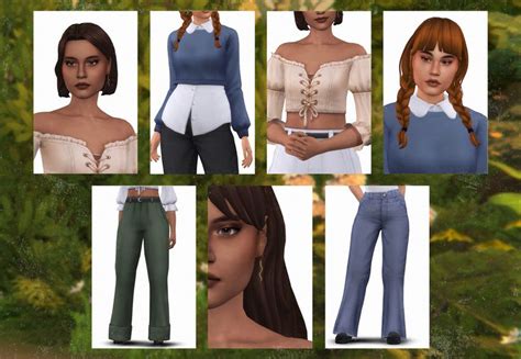 The Meadow Collection Oakiyo On Patreon Sims 4 Sims Fashion