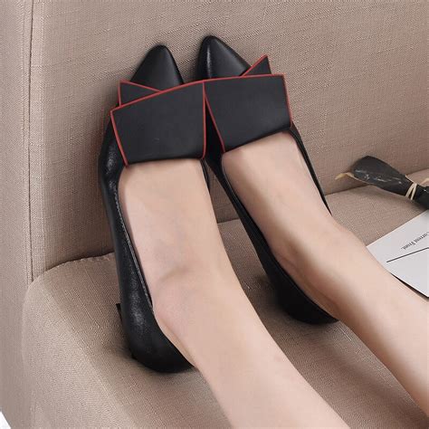 Spring Pointed Toe Womens Shoes Shallow Mouth Office And Career Female