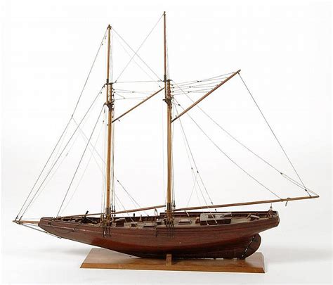 Sold Price Model Of The Grand Banks Fishing Schooner Bluenose With