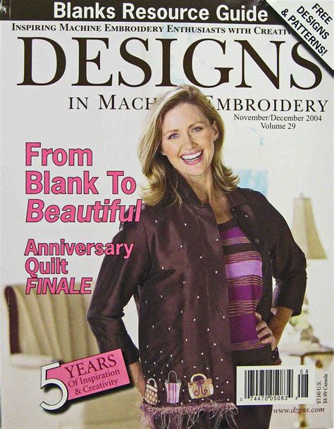 Designs In Machine Embroidery Magazine Subscription